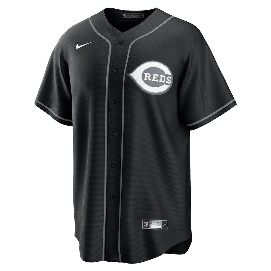 Elly De La Cruz 44 Cincinnati Reds Lights Out Men Jersey - Black