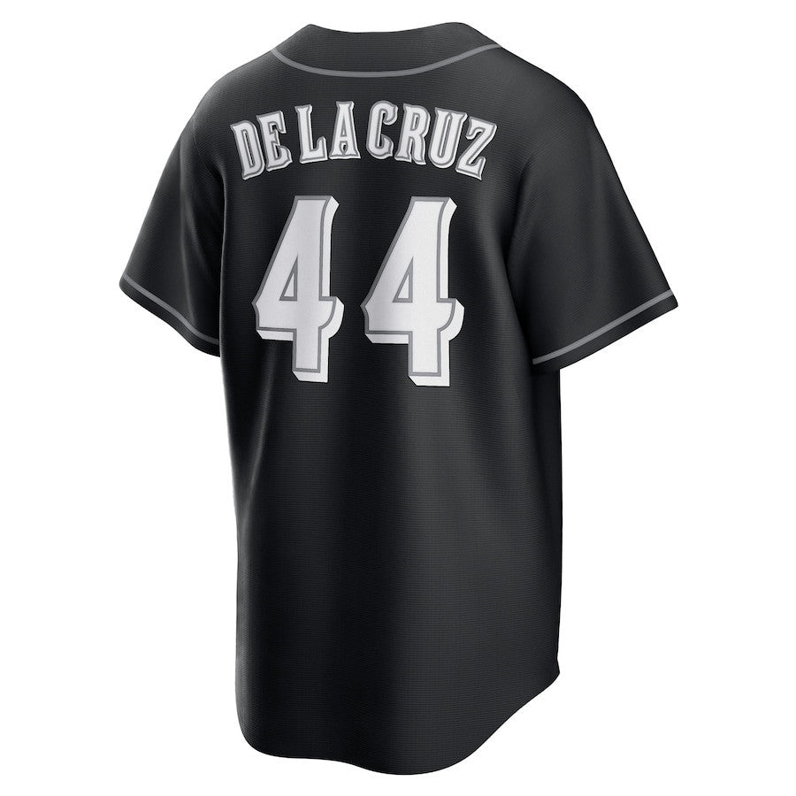 Elly De La Cruz 44 Cincinnati Reds Lights Out Men Jersey - Black