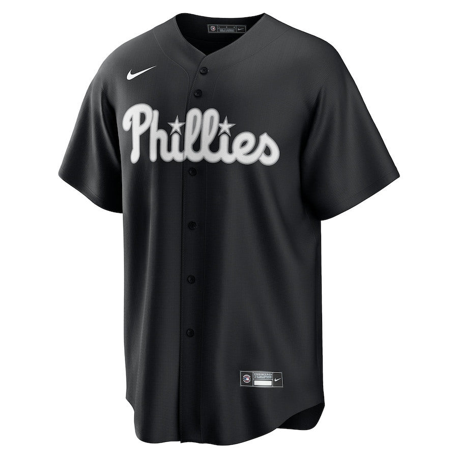 Bryce Harper 3 Philadelphia Phillies Lights Out Men Jersey - Black