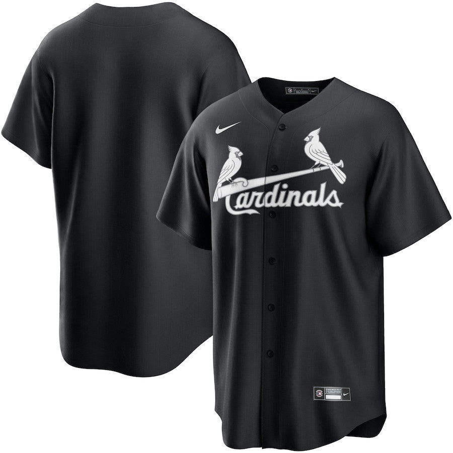 St. Louis Cardinals Lights Out Men Jersey - Black