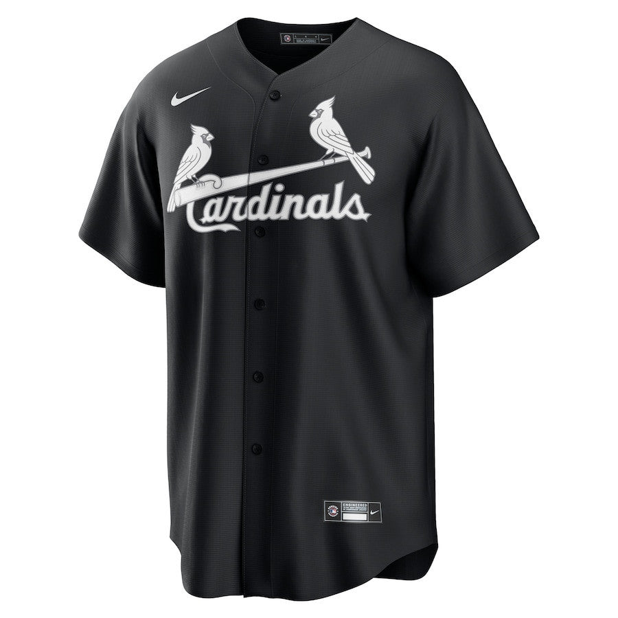 St. Louis Cardinals Lights Out Men Jersey - Black
