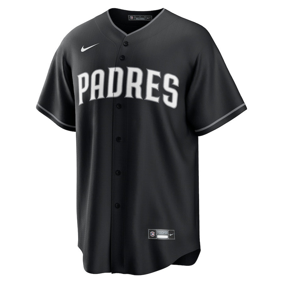 San Diego Padres Lights Out Men Jersey - Black