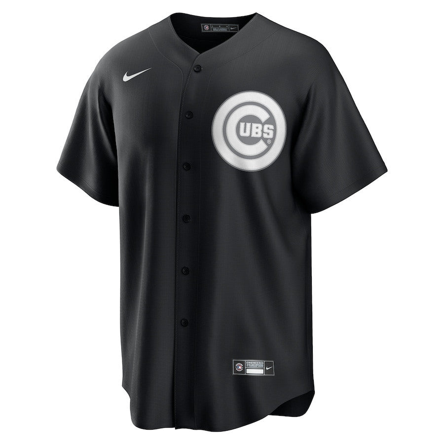 Chicago Cubs Lights Out Men Jersey - Black
