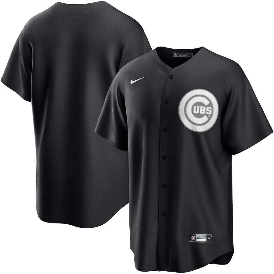 Chicago Cubs Lights Out Men Jersey - Black