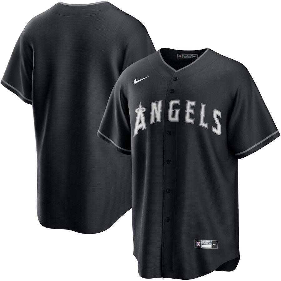 Los Angeles Angels Lights Out Men Jersey - Black