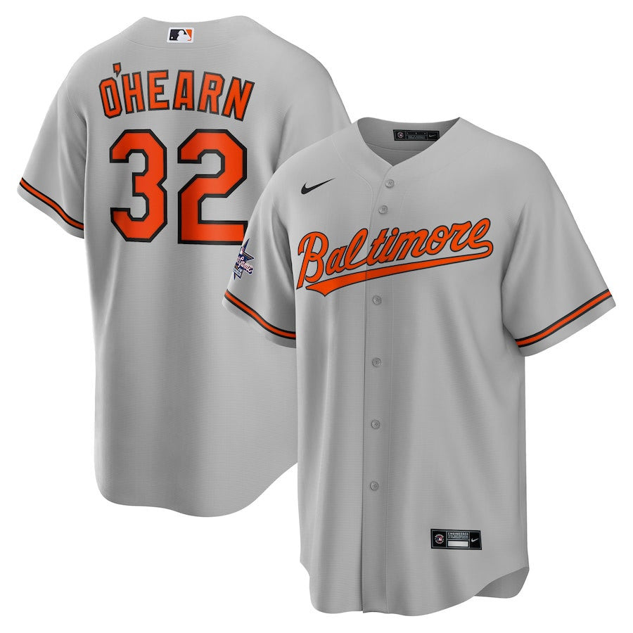 Ryan O'Hearn 32 Baltimore Orioles 2025 MLB All-Star Game Road Men Jersey - Gray