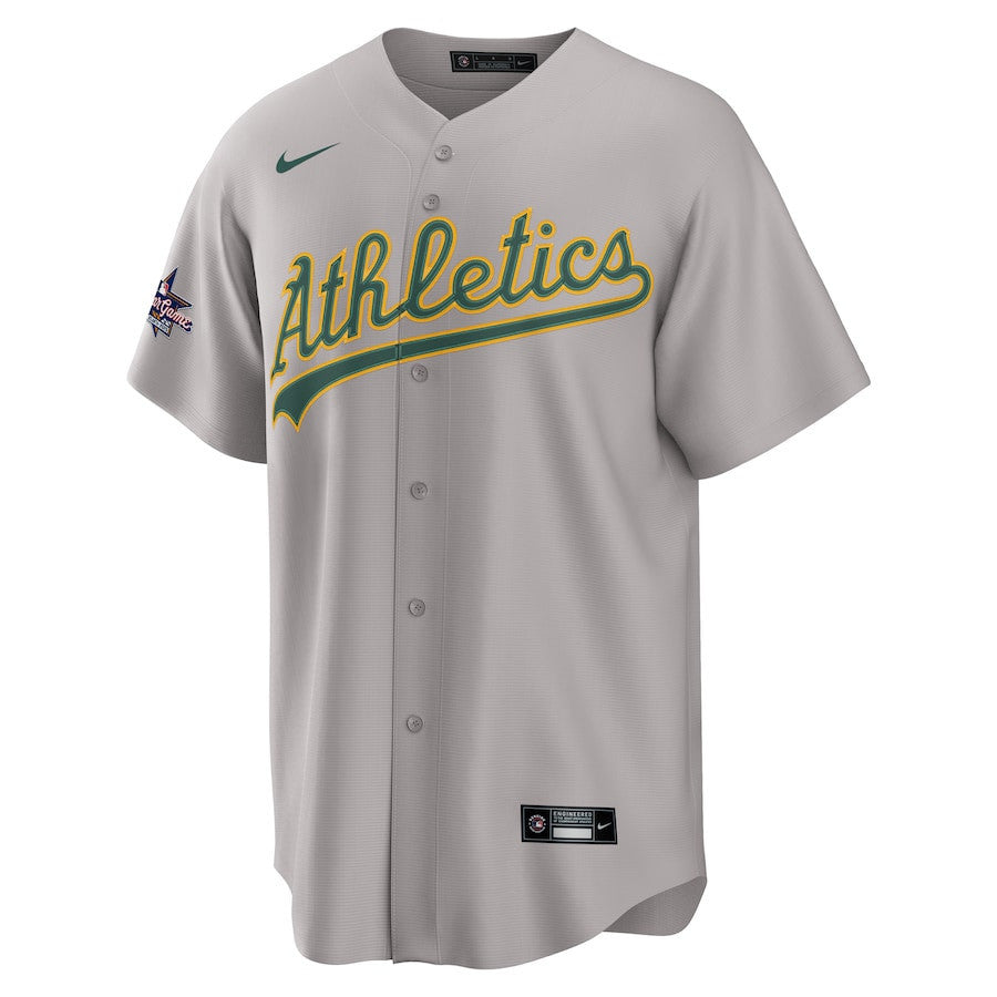 Jacob Wilson 5 Athletics 2025 MLB All-Star Game Road Men Jersey - Gray