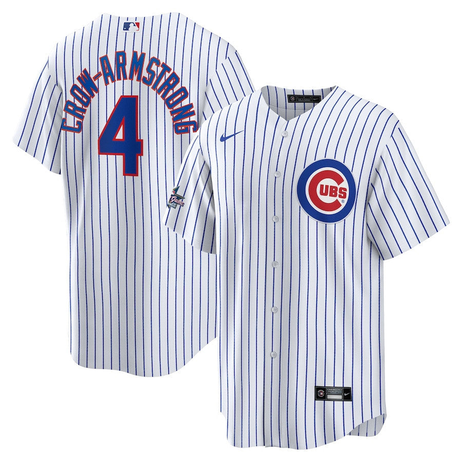 Pete Crow-Armstrong 4 Chicago Cubs 2025 MLB All-Star Game Home Men Jersey - White