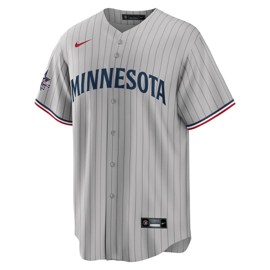 Minnesota Twins 2025 MLB All-Star Game Away Men Jersey - Gray