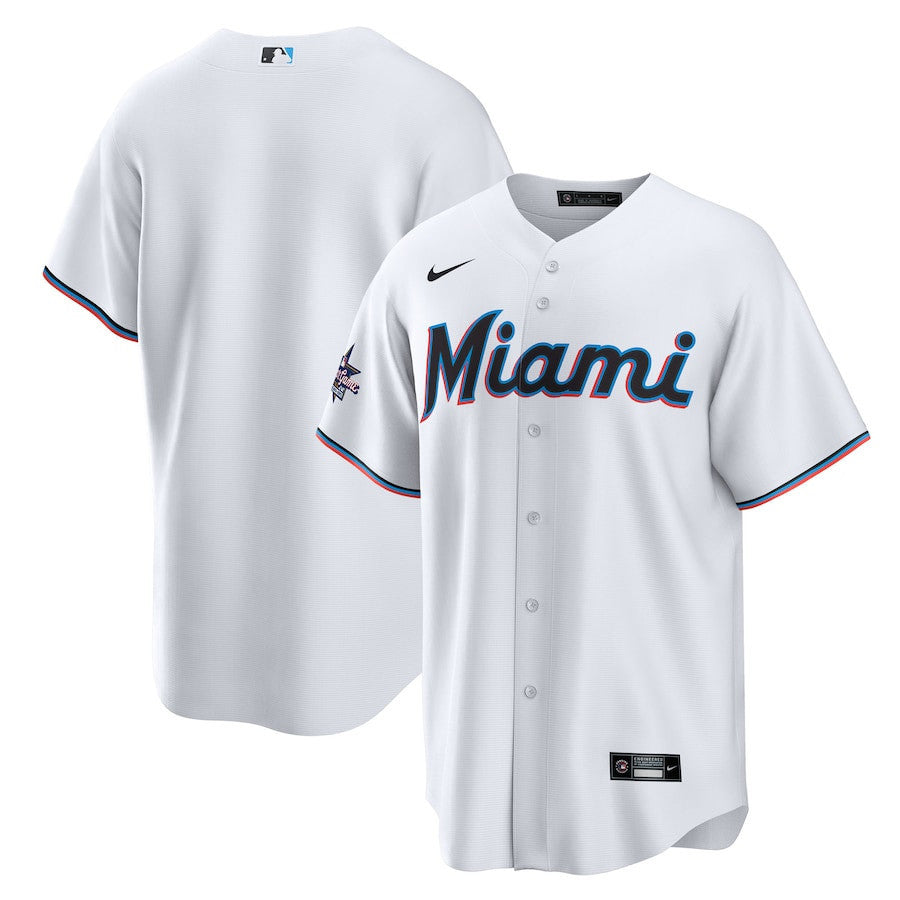 Miami Marlins 2025 MLB All-Star Game Home Men Jersey - White