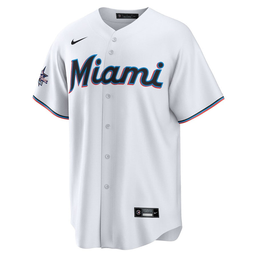 Miami Marlins 2025 MLB All-Star Game Home Men Jersey - White