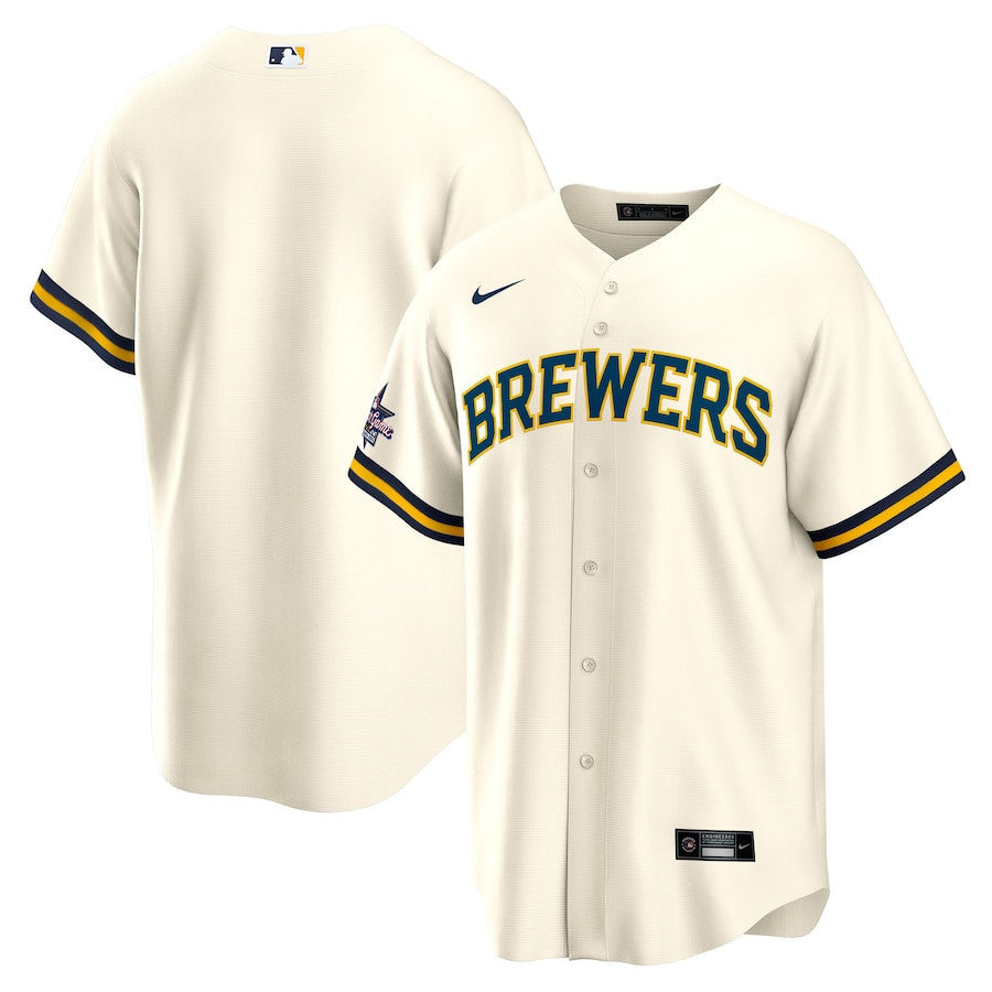 Milwaukee Brewers 2025 MLB All-Star Game Home Men Jersey - Cream