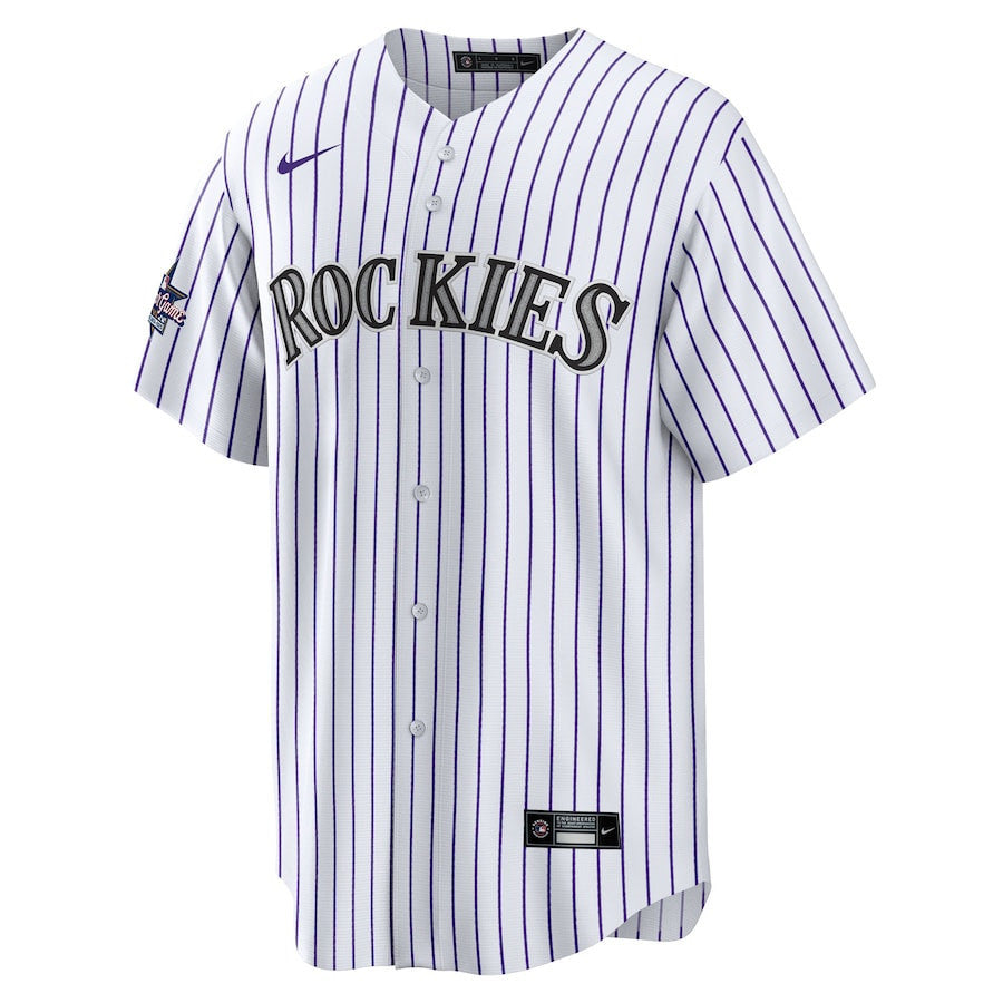 Colorado Rockies 2025 MLB All-Star Game Home Men Jersey - White