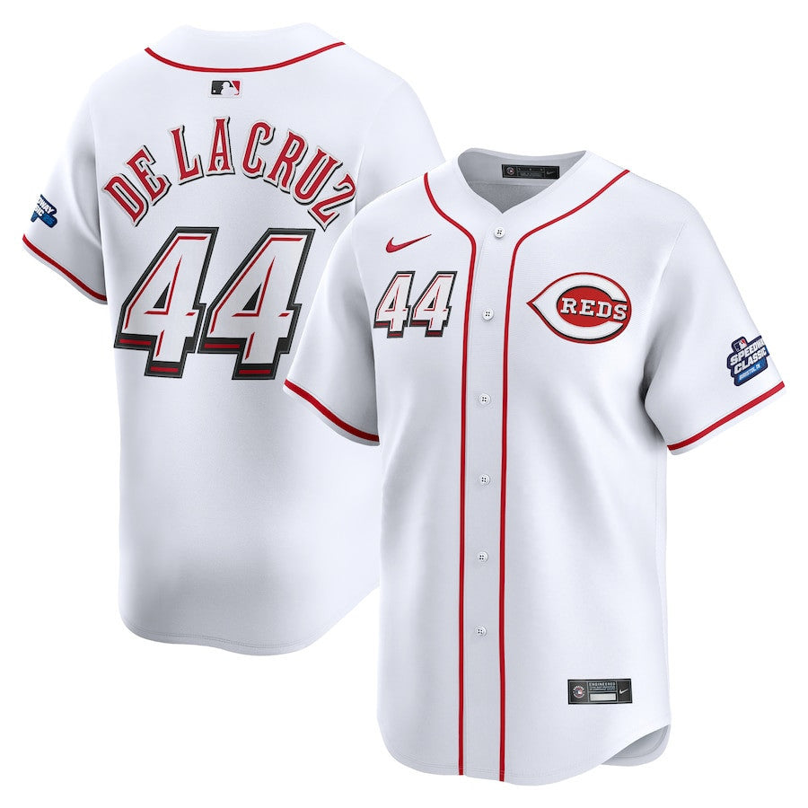Elly De La Cruz 44 Cincinnati Reds 2025 Speedway Classic Home Limited Men Jersey - White