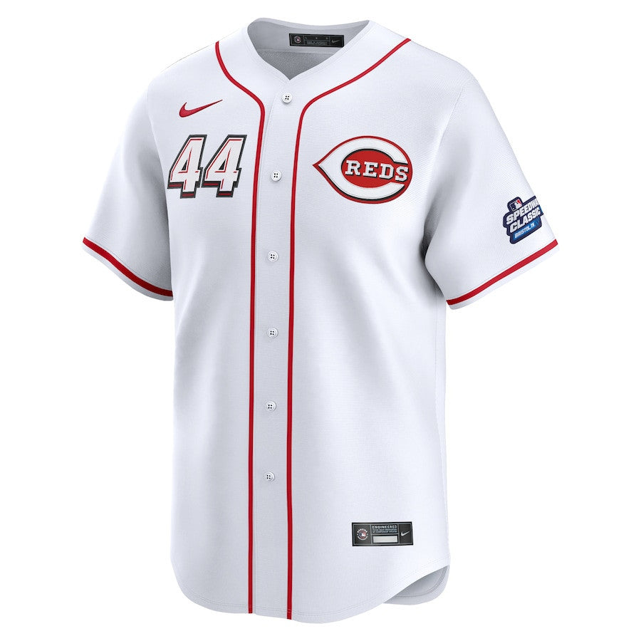 Elly De La Cruz 44 Cincinnati Reds 2025 Speedway Classic Home Limited Men Jersey - White