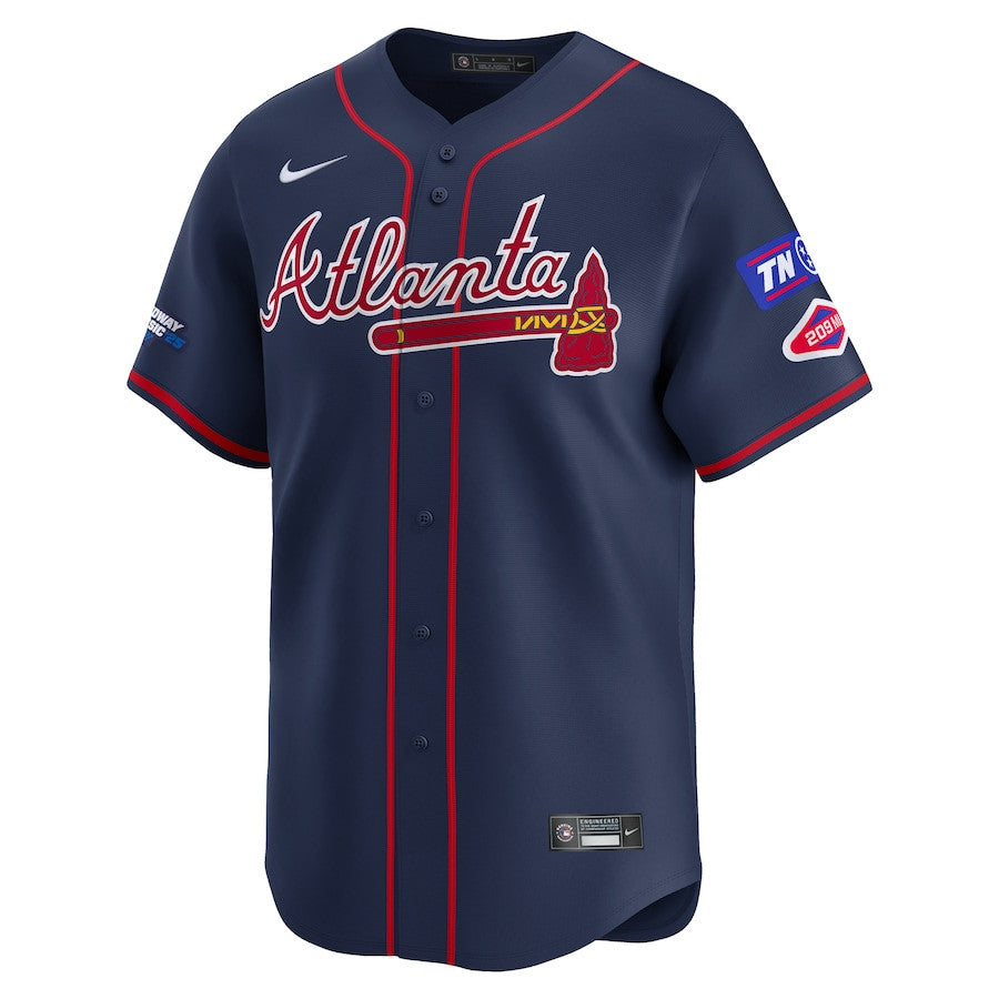 Atlanta Braves #25 2025 Speedway Classic Alternate Limited Men Jersey - Navy