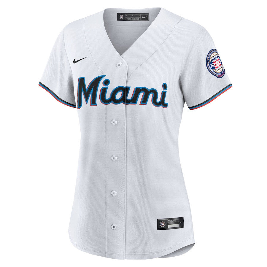 Ichiro Suzuki 51 Miami Marlins Women's 2025 Baseball Hall of Fame Jersey - White