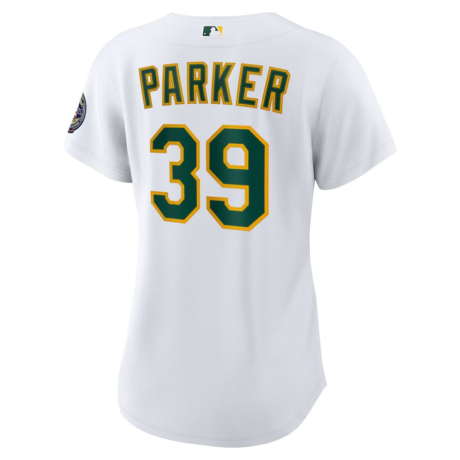Dave Parker 39 Athletics Women's 2025 Baseball Hall of Fame Jersey - White
