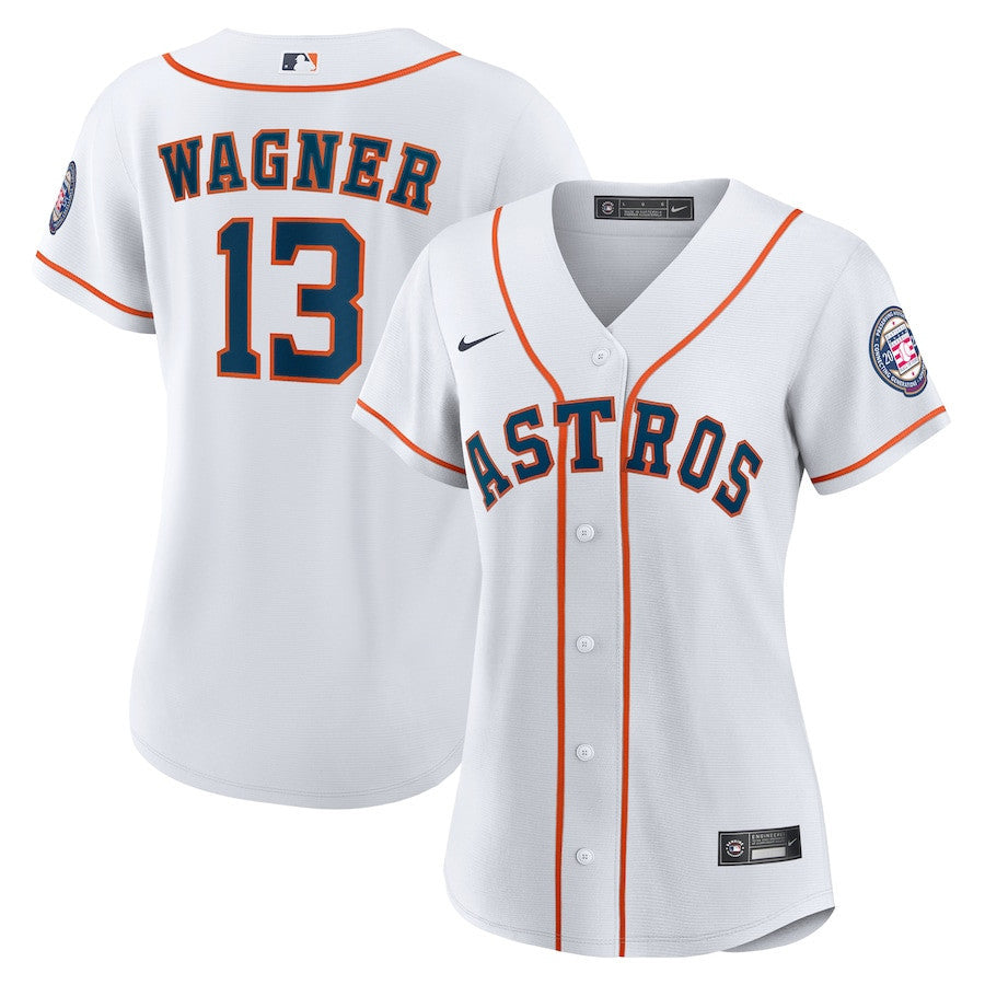 Billy Wagner 13 Houston Astros Women's 2025 Baseball Hall of Fame Jersey - White