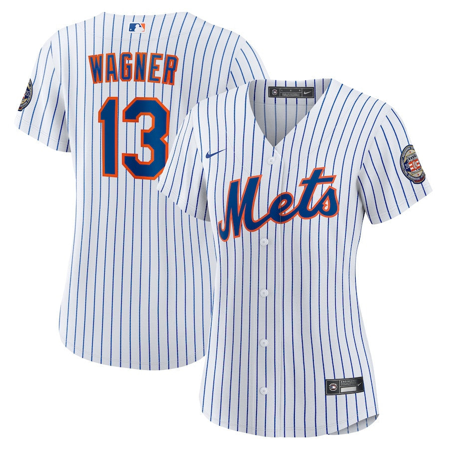 Billy Wagner 13 New York Mets Women's 2025 Baseball Hall of Fame Jersey - White