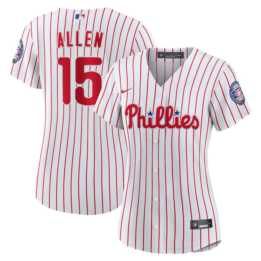 Dick Allen 15 Philadelphia Phillies Women's 2025 Baseball Hall of Fame Jersey - White