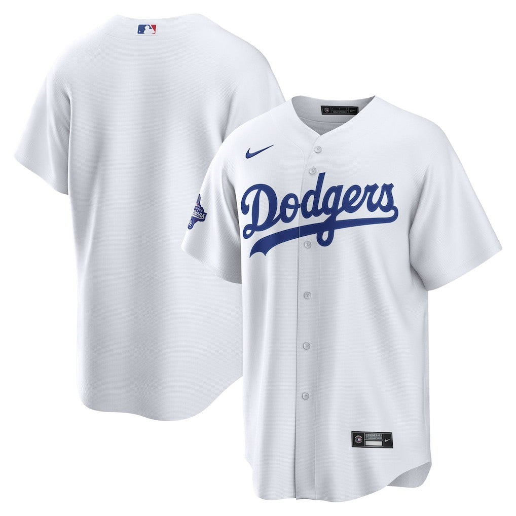 Los Angeles Dodgers 2025 World Series Champions Home Men Jersey - White
