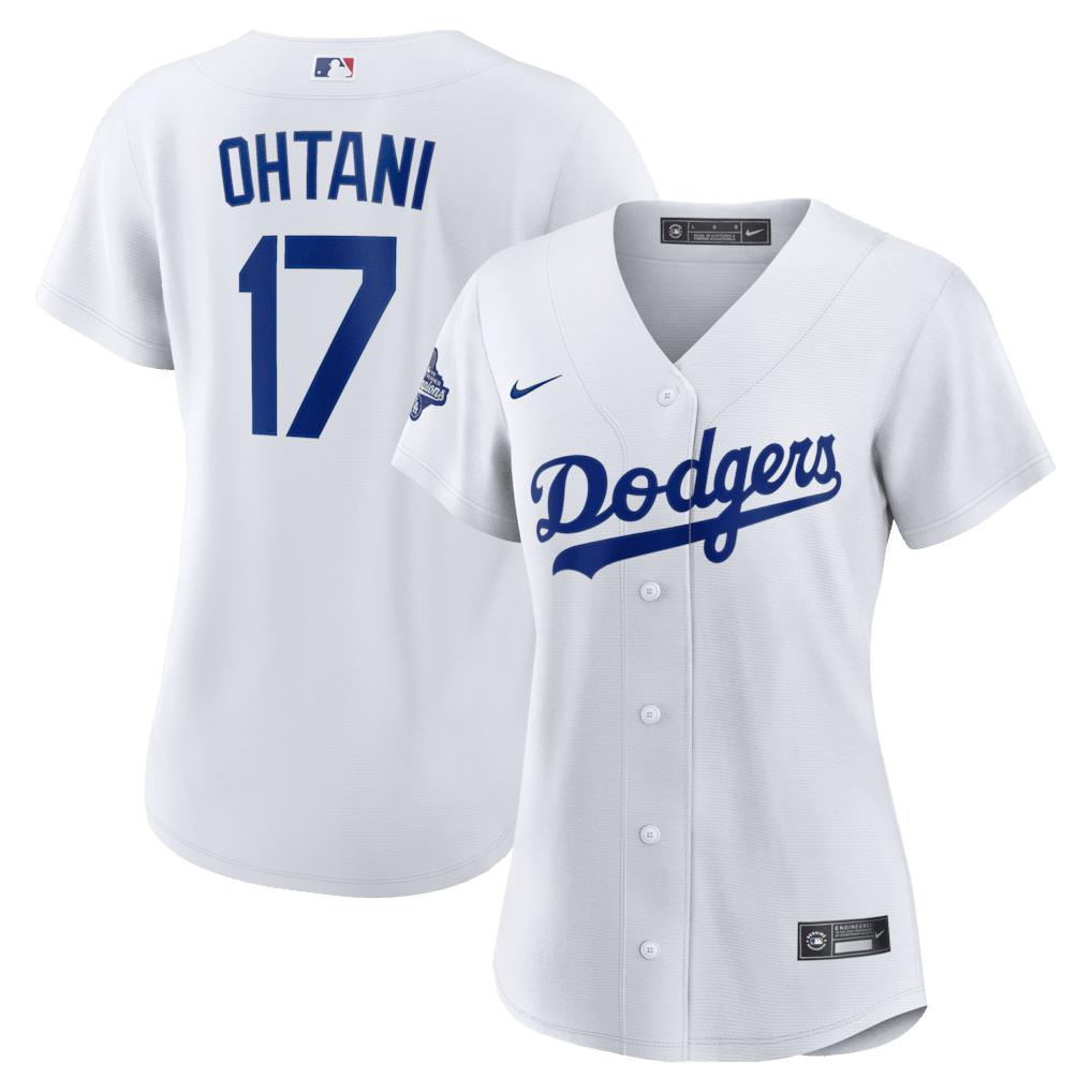 Shohei Ohtani 17 Los Angeles Dodgers Women's 2025 World Series Champions Home Jersey - White