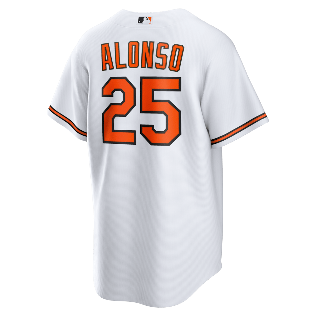 Pete Alonso 25 Baltimore Orioles Home Men Jersey - White