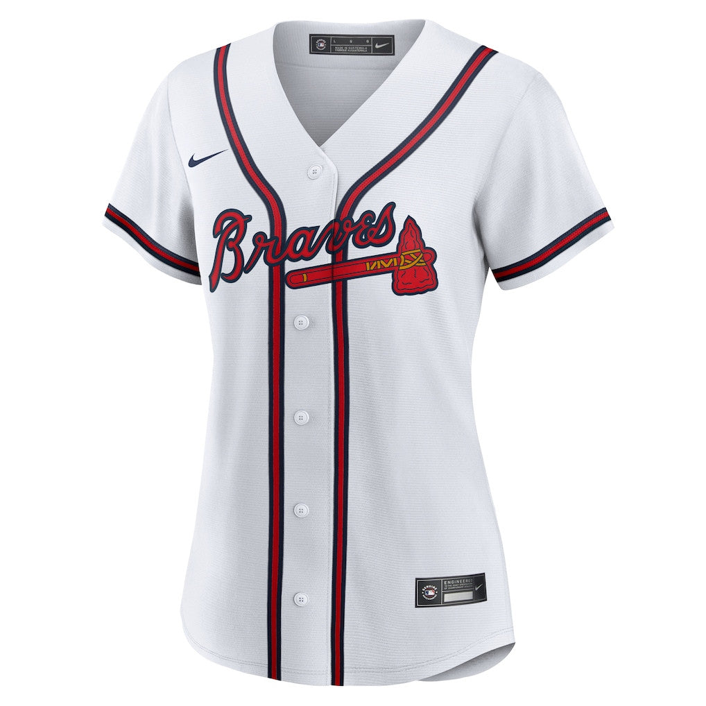 Drake Baldwin 30 Atlanta Braves Women's Home Jersey - White