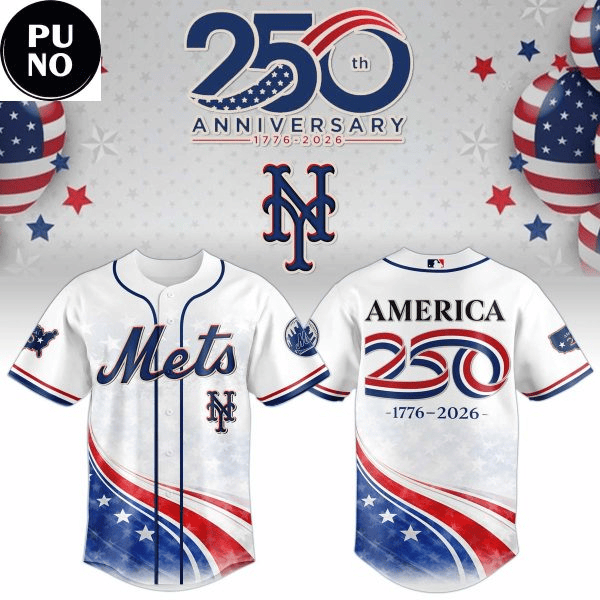 New York Mets America 250 Anniversary 1776-2026 Baseball Jersey