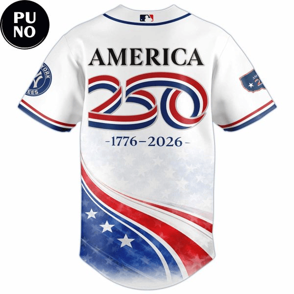 New York Yankees America 250 Anniversary 1776-2026 Baseball Jersey