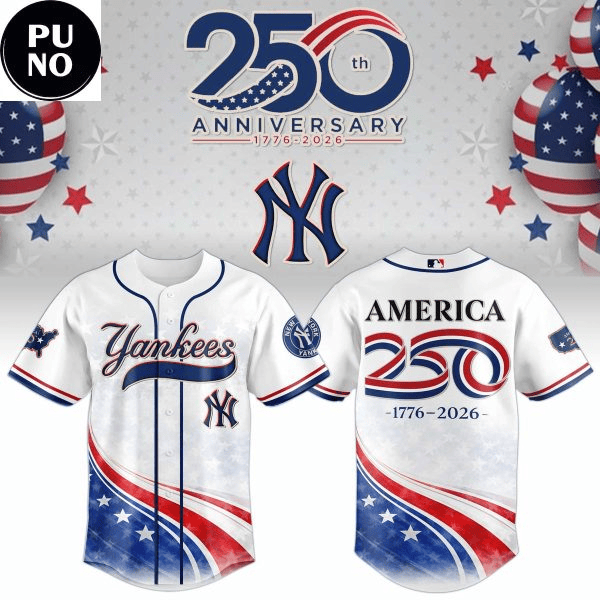 New York Yankees America 250 Anniversary 1776-2026 Baseball Jersey