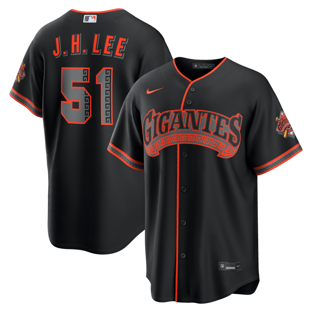 Jung Hoo Lee 51 San Francisco Giants Alternate Stadium Jersey - Men, Black