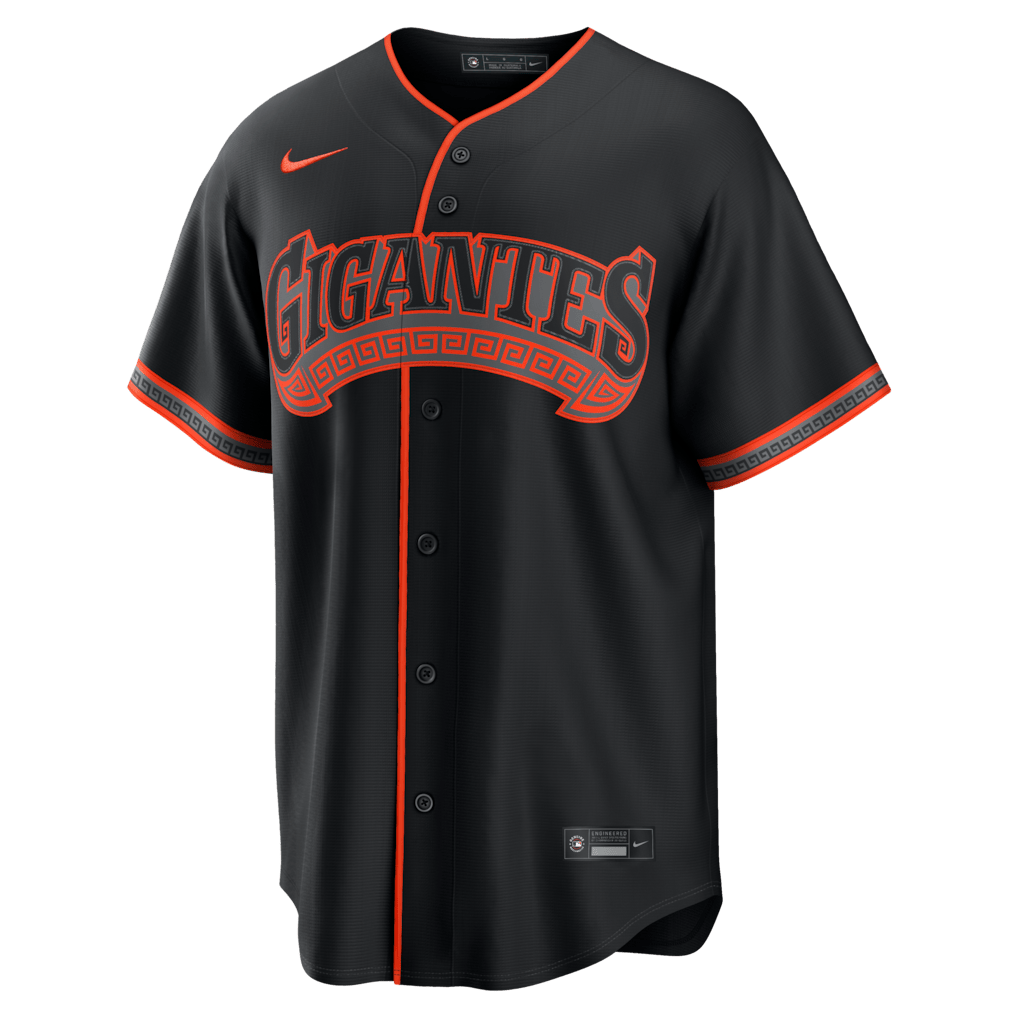 Rafael Devers 16 San Francisco Giants Black Alternate Jersey - Men