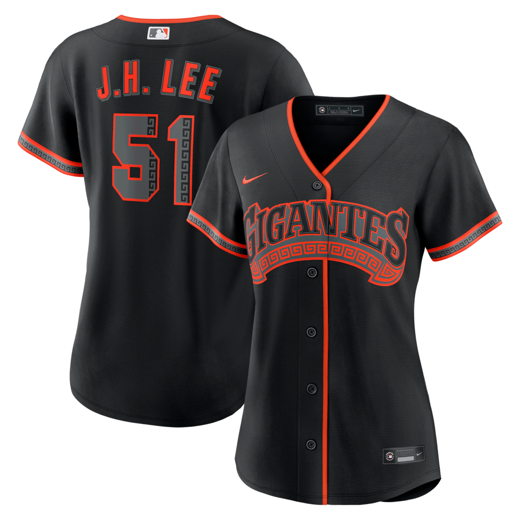 Jung Hoo Lee 51 Women's San Francisco Giants Black Alternate Jersey