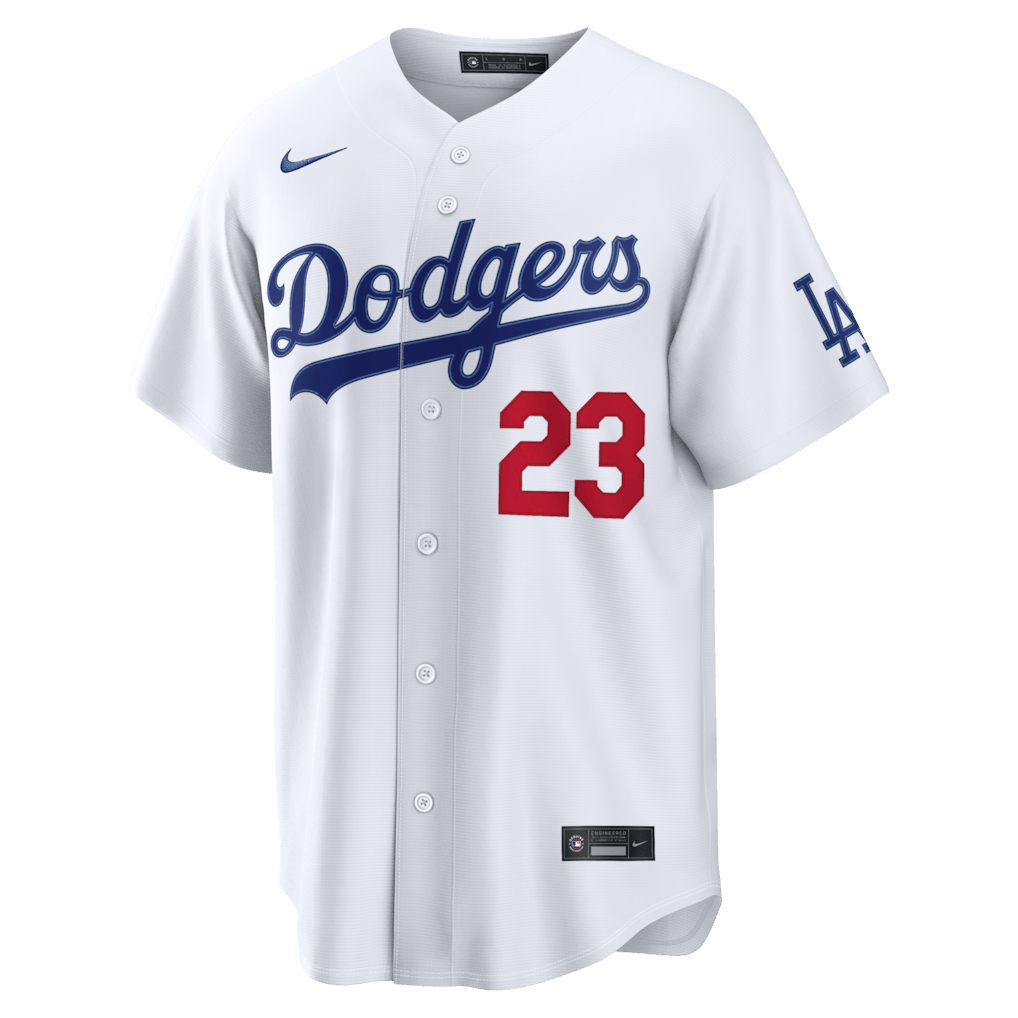 Kyle Tucker 23 Los Angeles Dodgers 2026 Home Stadium Men Jersey - White