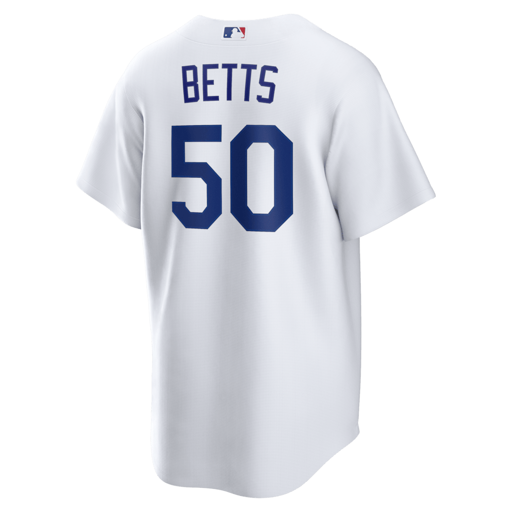 Mookie Betts 50 Los Angeles Dodgers 2026 Home Men Jersey - White