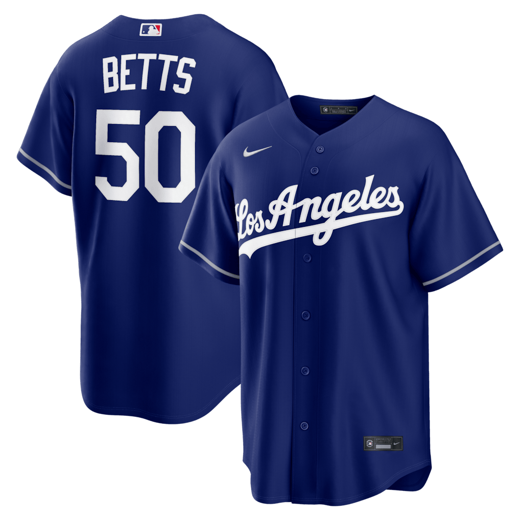 Mookie Betts 50 Los Angeles Dodgers 2026 Alternate Men Jersey - Royal