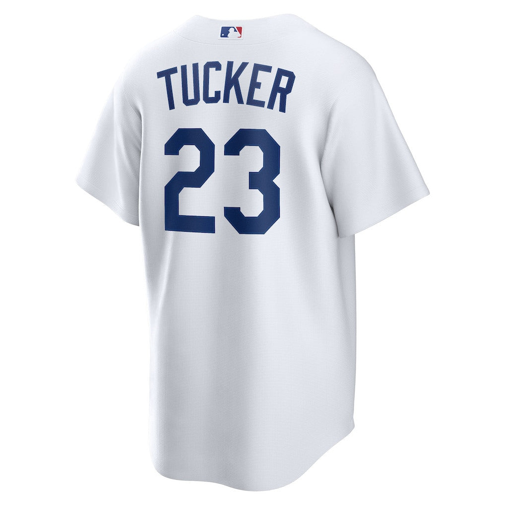 Kyle Tucker 23 Los Angeles Dodgers 2026 Home Men Jersey - White