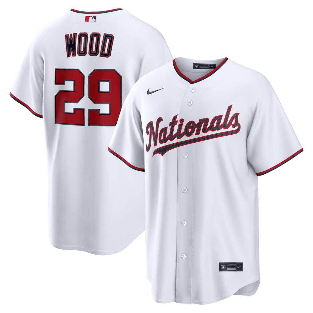 James Wood 29 Washington Nationals 2026 Home Men Jersey - White