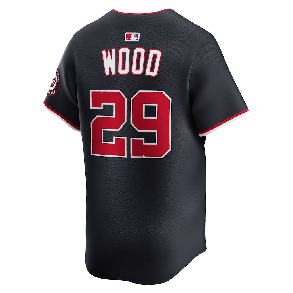 James Wood 29 Washington Nationals 2026 Alternate Limited Player Men Jersey - Navy