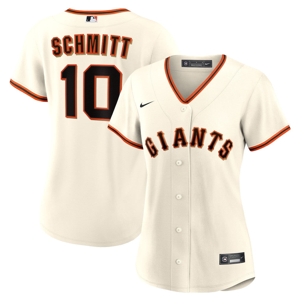 Casey Schmitt 10 San Francisco Giants Women's Home Jersey - Cream