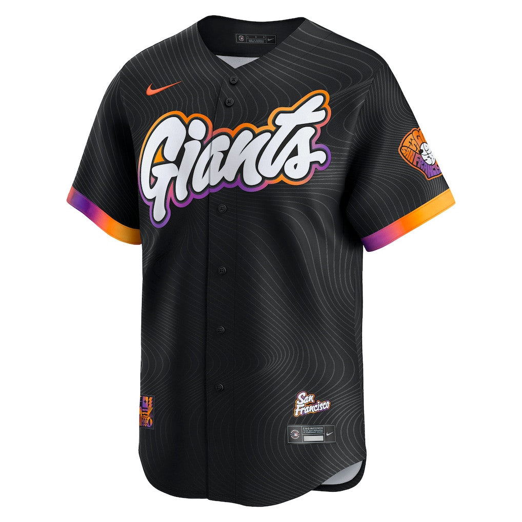 Rafael Devers 16 San Francisco Giants 2025 City Connect Limited Player Men Jersey - Black
