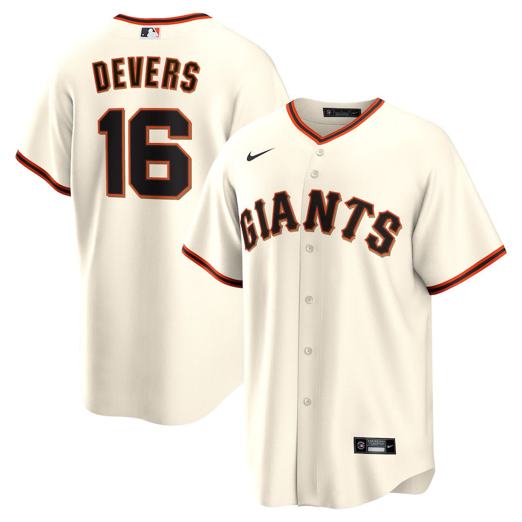 Rafael Devers 16 San Francisco Giants Home Player Men Jersey - White