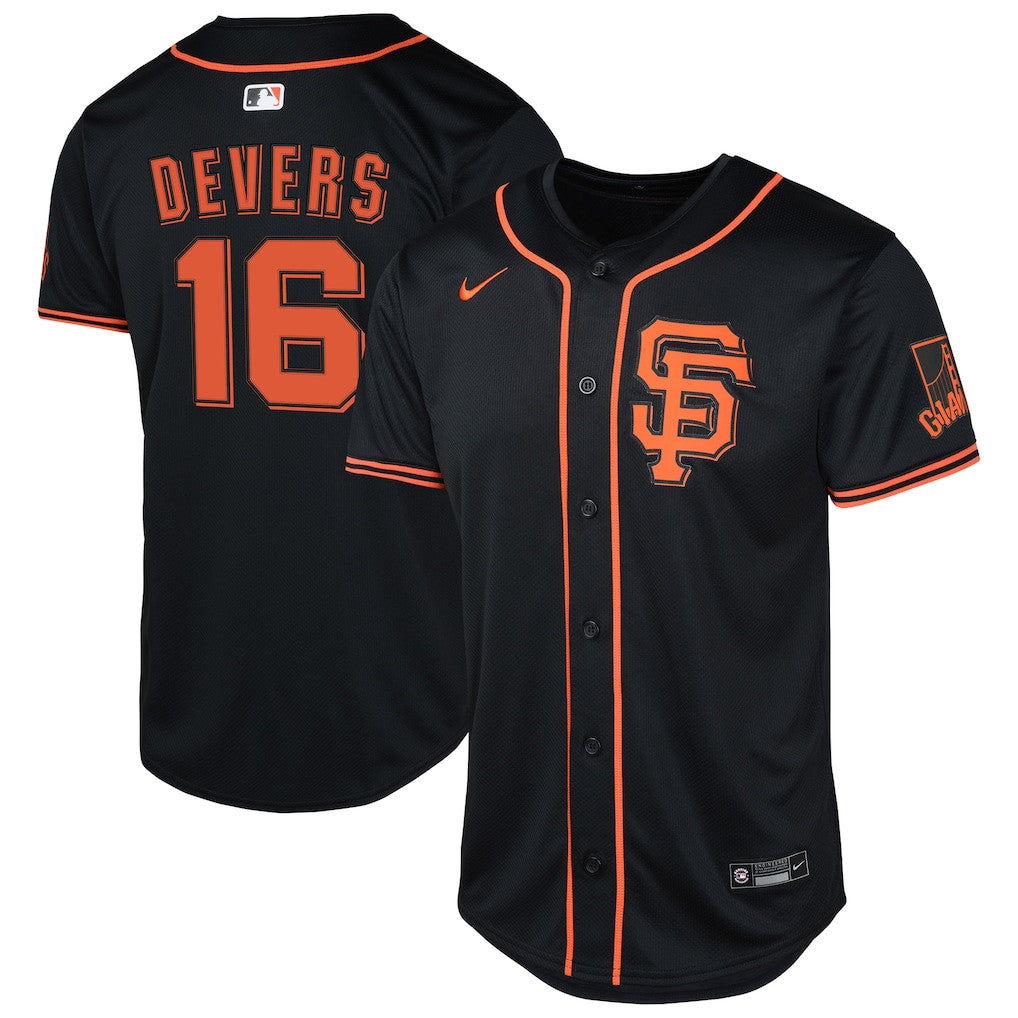 Rafael Devers 16 San Francisco Giants Limited YOUTH Jersey - Black