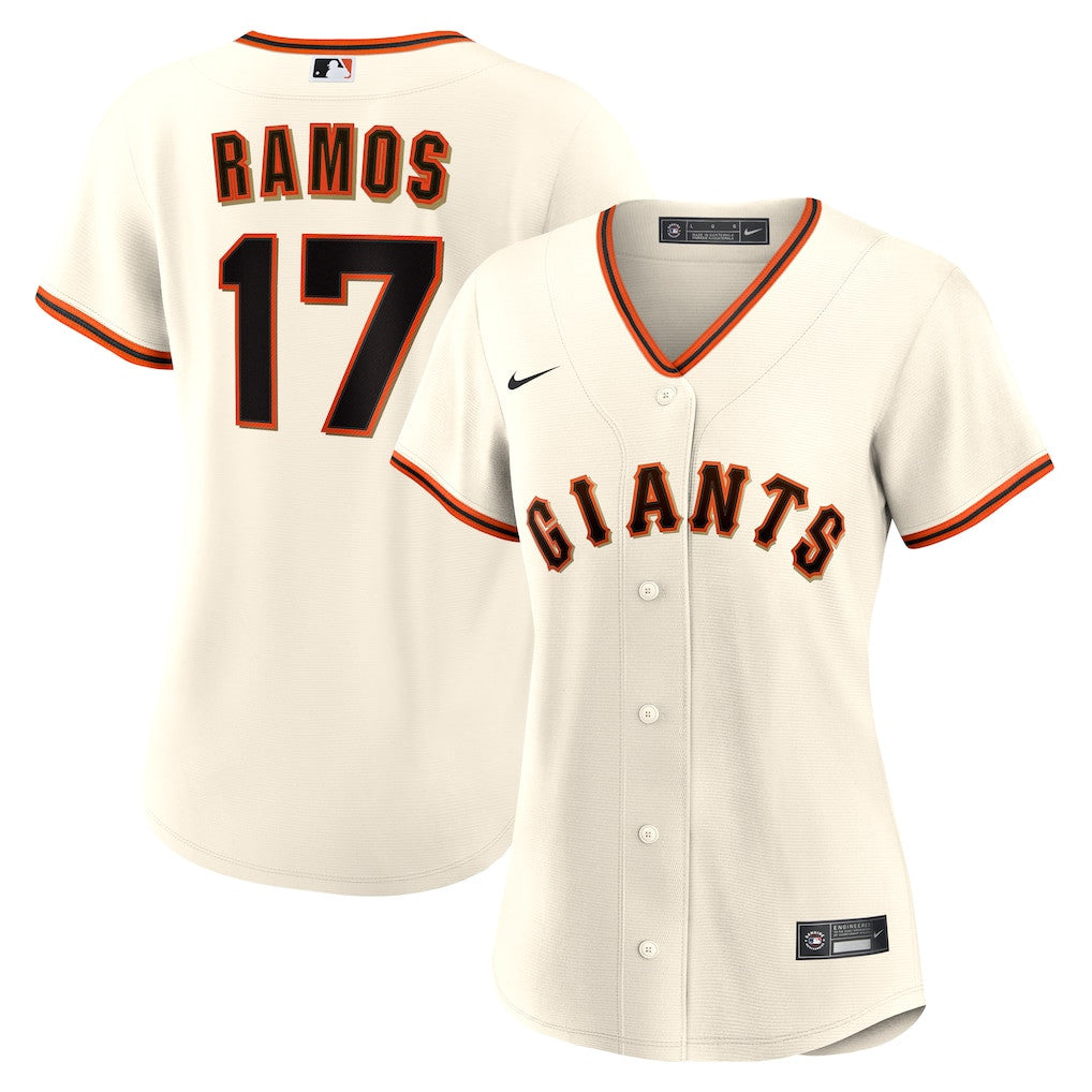 Heliot Ramos 17 San Francisco Giants Women's Home Jersey - White