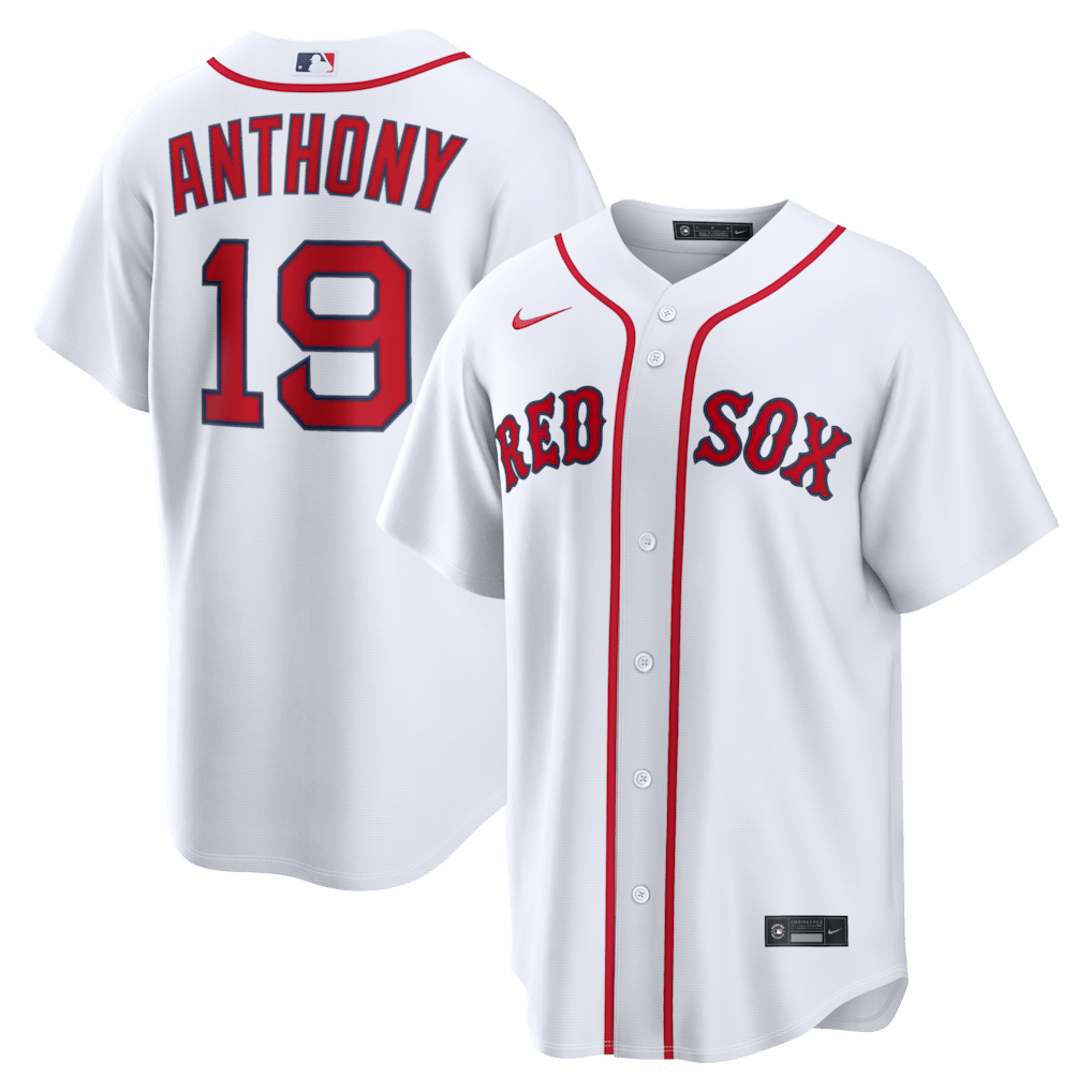 Roman Anthony 19 Boston Red Sox Home Men Jersey - White
