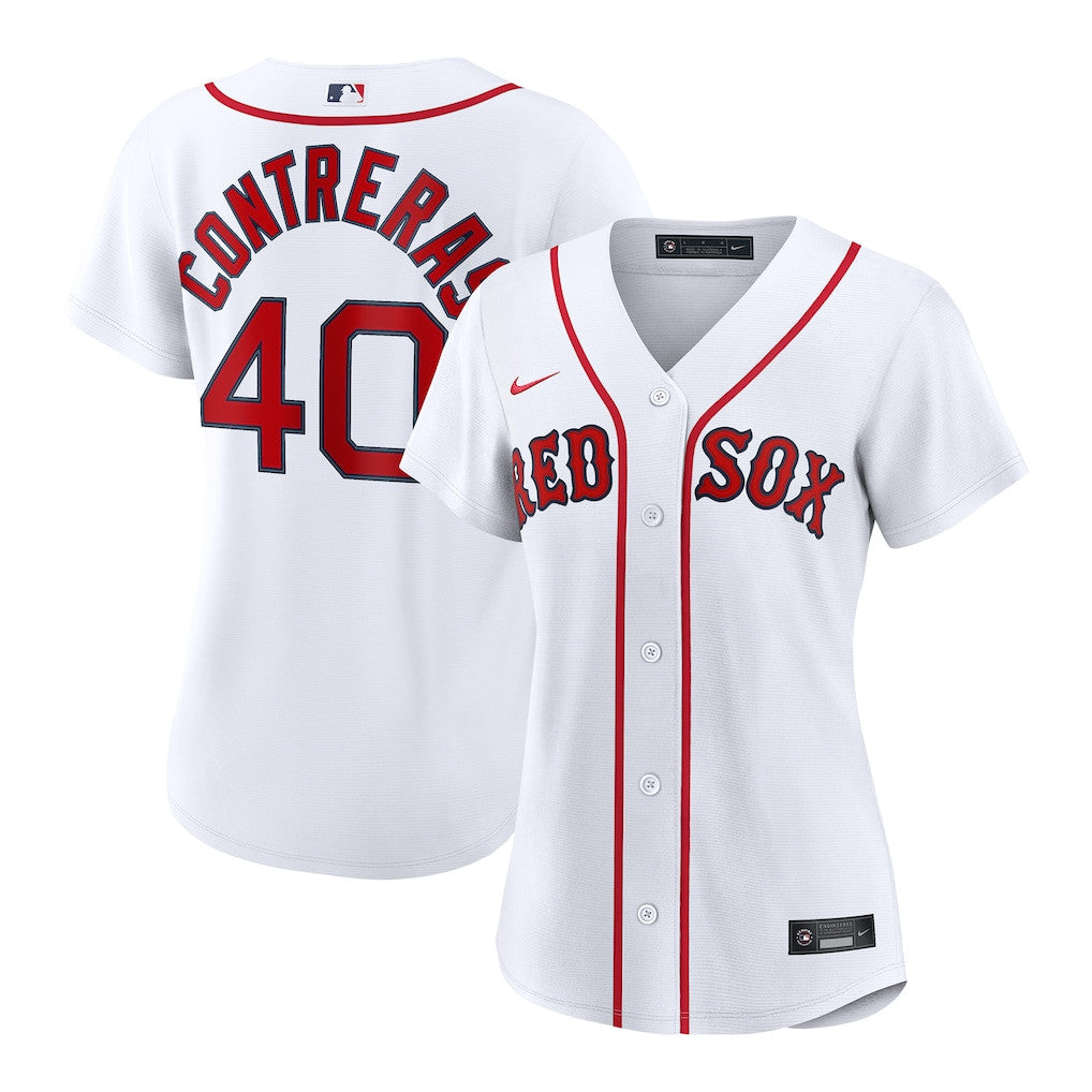 Willson Contreras 40 Boston Red Sox Women's Home Jersey - White