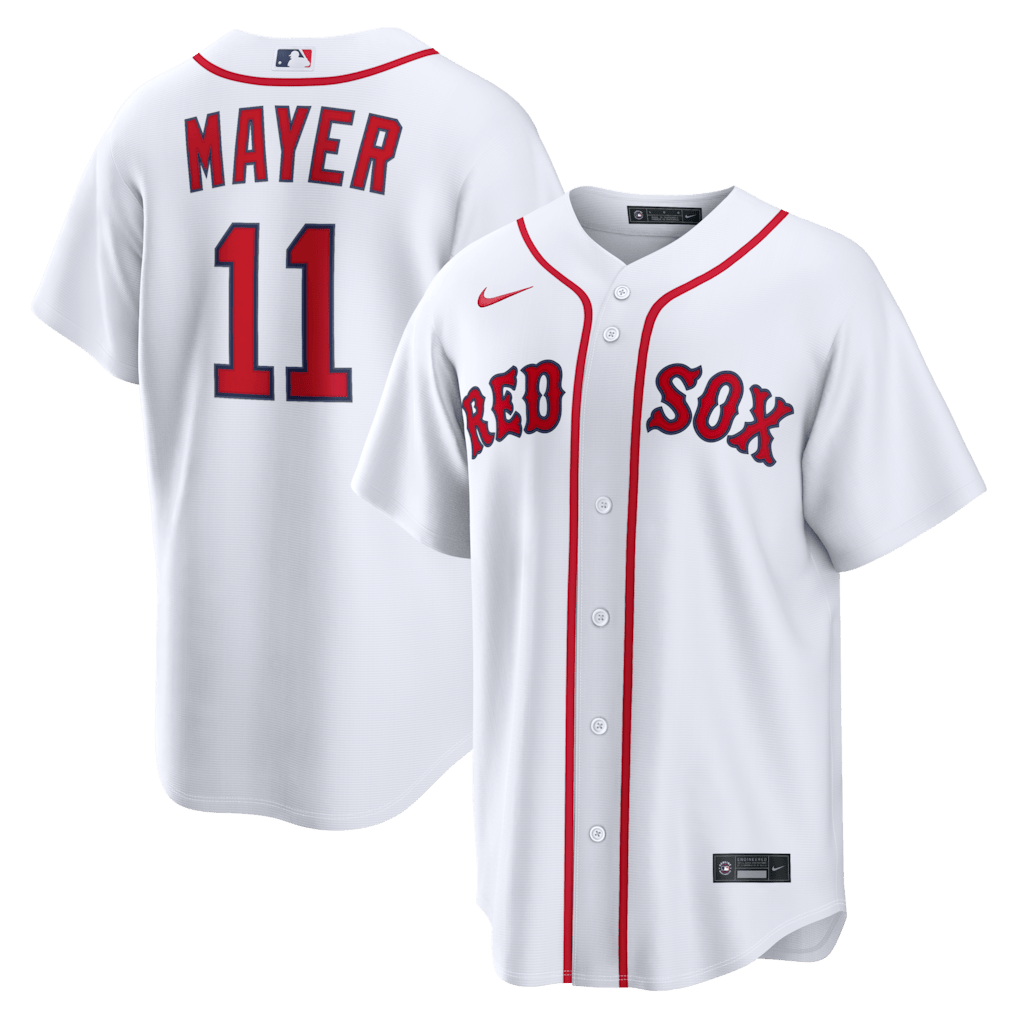 Marcelo Mayer 11 Boston Red Sox Home Men Jersey - White