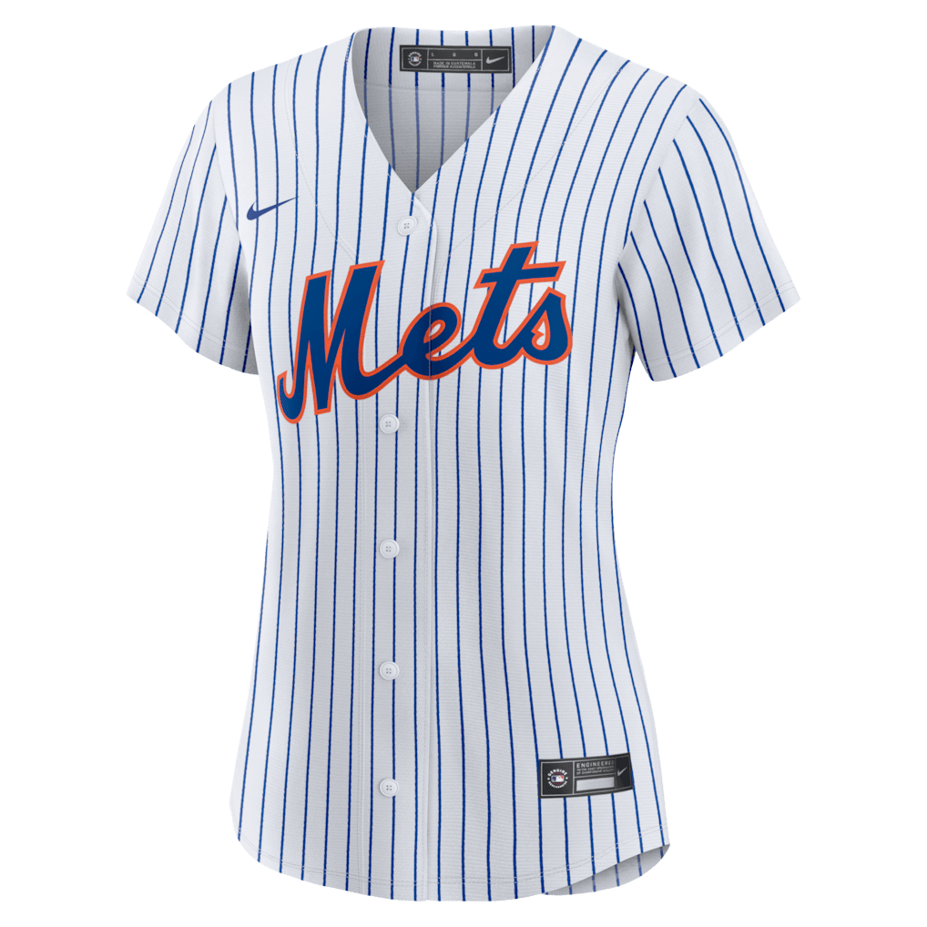 Freddy Peralta 51 New York Mets Women's Home Jersey - White